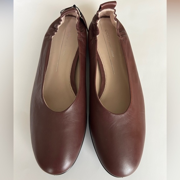 Brand new! ECCO Anine ballet flat size 10-10.5 (41) - Chocolate Brown - Picture 2 of 7